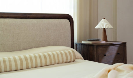 Bower King Bed Brown by Moe's Home at Eve Furniture