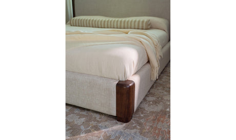 Bower King Bed Brown by Moe's Home at Eve Furniture