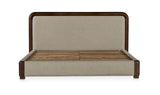 Bower King Bed Brown by Moe's Home at Eve Furniture