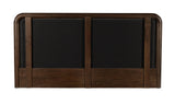 Bower Queen Bed Brown by Moe's Home at Eve Furniture