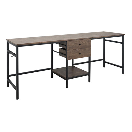 Bowers Dark Rustic Mango Writing Desk by Coaster at Eve Furniture