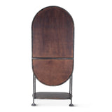 Bowery 34" Tall Oval Bar Cabinet by Home Trends & Design at Eve Furniture