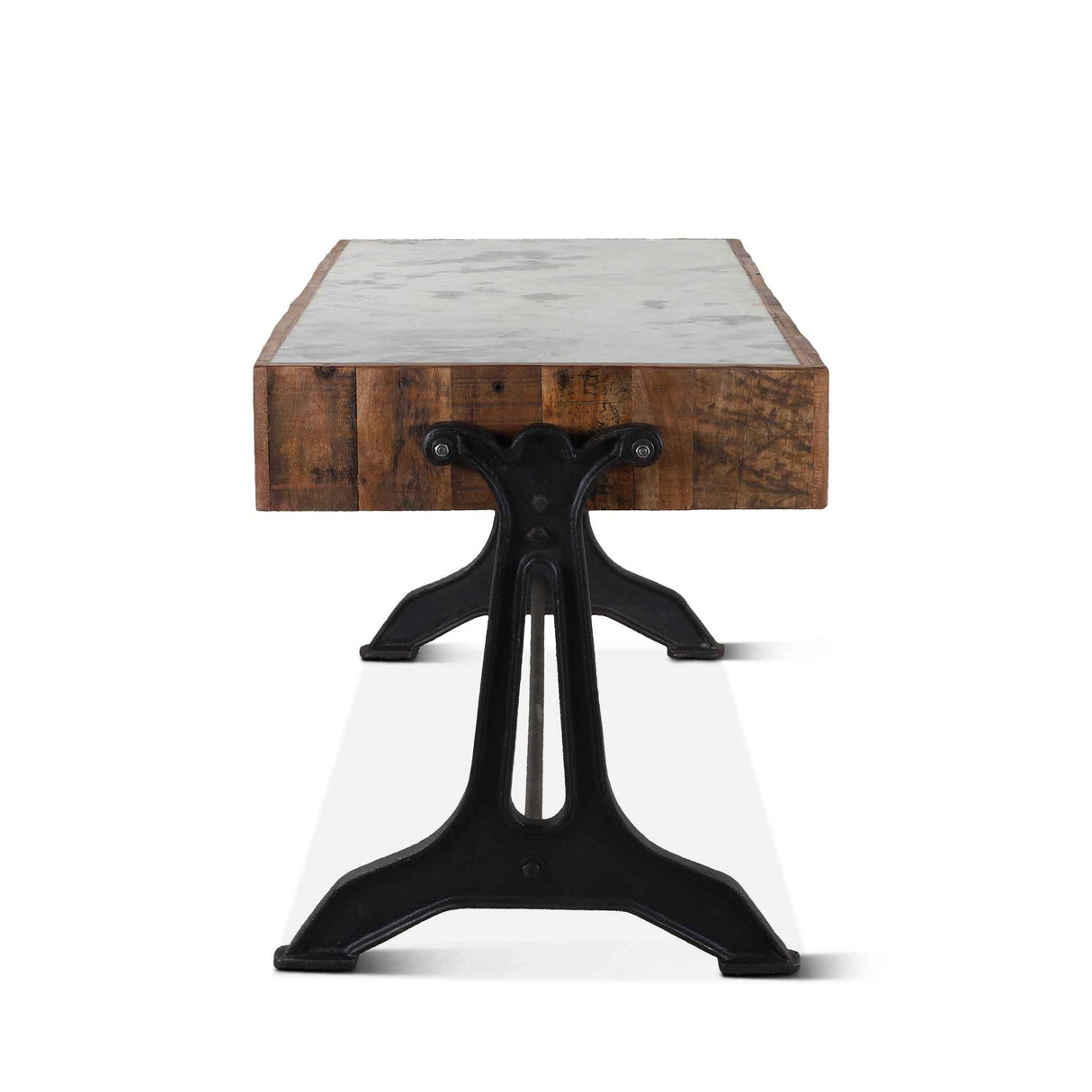 Bowery 63" Marble Office Desk by Home Trends & Design at Eve Furniture