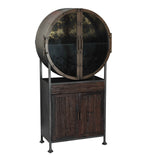 Bowery 74" Tall Round Bar Cabinet by Home Trends & Design at Eve Furniture