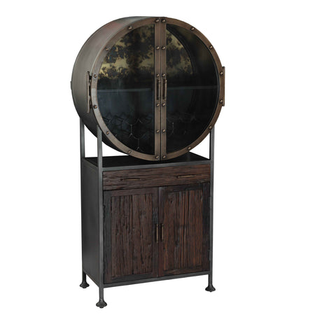 Bowery 74" Tall Round Bar Cabinet by Home Trends & Design at Eve Furniture