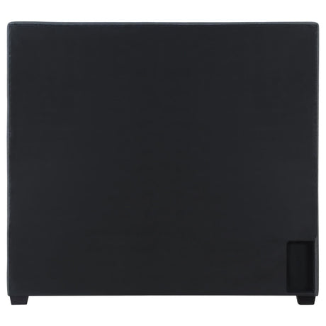 Bowfield Charcoal Upholstered Bed with Nailhead Trim by Coaster at Eve Furniture