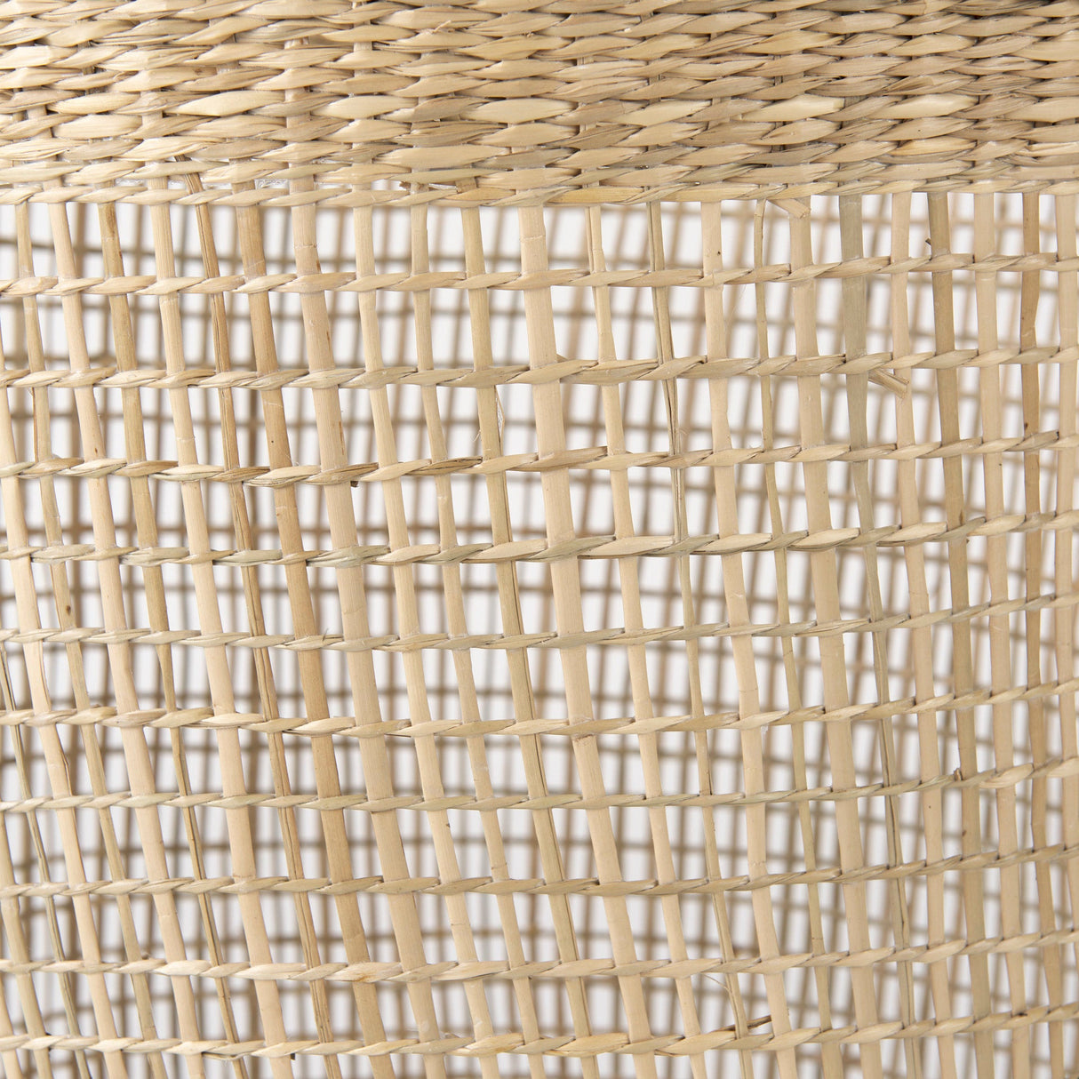Bowie (Set of 3) Medium Brown Seagrass Round Basket W/ Handles by Mercana at Eve Furniture