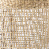 Bowie (Set of 3) Medium Brown Seagrass Round Basket W/ Handles by Mercana at Eve Furniture