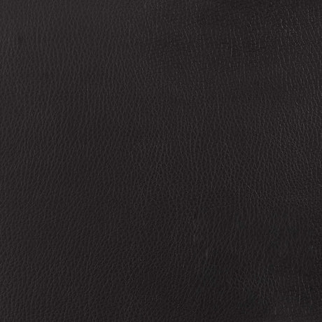 Bowman Black Round Upholstered Ottoman by Coaster at Eve Furniture