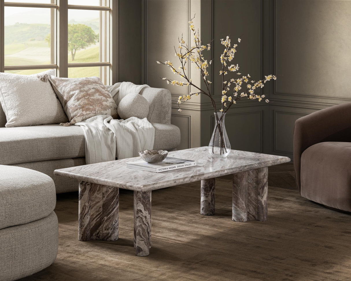 Bowman Coffee Table - Rusty Gray by Classic Home at Eve Furniture