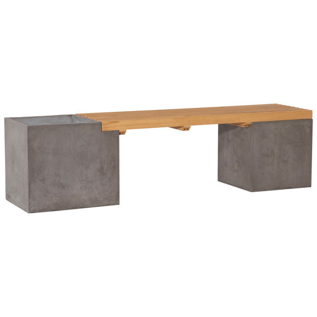 Bowman Outdoor Bench by Dovetail at Eve Furniture