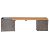 Bowman Outdoor Bench by Dovetail at Eve Furniture