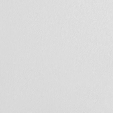 Bowman White Round Upholstered Ottoman by Coaster at Eve Furniture