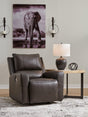 Boxmere Storm Leather Power Recliner by Ashley at Eve Furniture