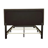Boyd Charcoal Queen Upholstered Bed with Nailhead Trim by Coaster at Eve Furniture