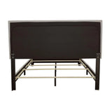Boyd Ivory Queen Upholstered Bed with Nailhead Trim by Coaster at Eve Furniture