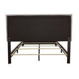 Boyd Ivory Queen Upholstered Bed with Nailhead Trim by Coaster at Eve Furniture