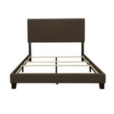 Boyd Queen Upholstered Bed with Nailhead Trim Charcoal