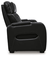Boyington Black Power Reclining Sofa by Ashley at Eve Furniture