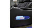 Boyington Black Power Reclining Sofa & Loveseat by Ashley at Eve Furniture