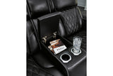 Boyington Black Power Reclining Sofa & Loveseat by Ashley at Eve Furniture