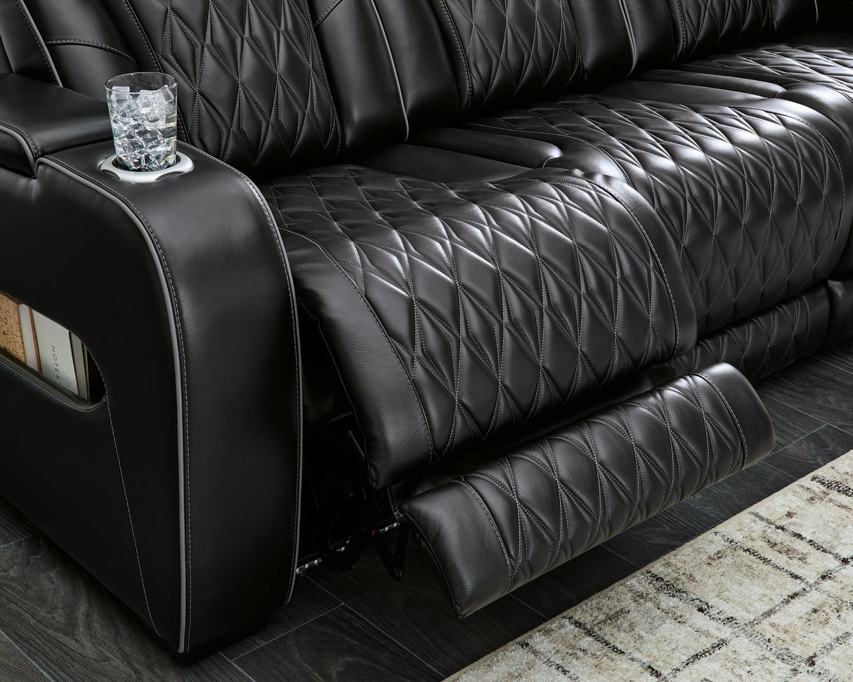 Boyington Black Power Reclining Sofa