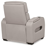 Boyington Gray Power Recliner by Ashley at Eve Furniture