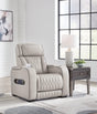 Boyington Gray Power Recliner by Ashley at Eve Furniture
