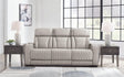 Boyington Gray Power Reclining Sofa by Ashley at Eve Furniture
