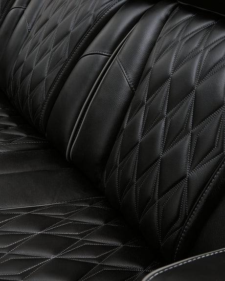 Boyington Black Power Reclining Loveseat by Ashley at Eve Furniture