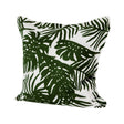 Boyle I Green Tropical Palm Leaf Decorative Pillow Cover by Mercana at Eve Furniture