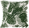 Boyle I Green Tropical Palm Leaf Pillow Cover w/Non-Allergen Filler, Set of 2 by Mercana at Eve Furniture