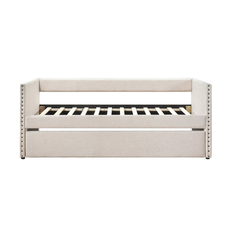 Boynton Beige Daybed with Trundle by Homelegance at Eve Furniture