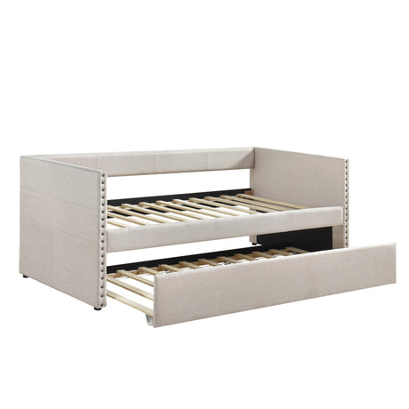 Boynton Beige Daybed with Trundle by Homelegance at Eve Furniture