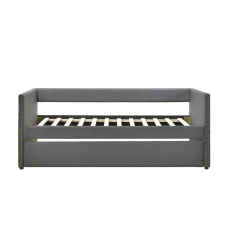 Boynton Dark Gray Daybed with Trundle by Homelegance at Eve Furniture