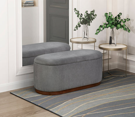 Boynton Light Gray Daybed with Trundle by Homelegance at Eve Furniture