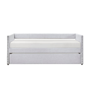 Boynton Light Gray Daybed with Trundle by Homelegance at Eve Furniture