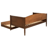 Bozeman Walnut Wood Twin Daybed With Trundle Medium by Coaster at Eve Furniture