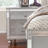 Brachium Silver Night Stand by Furniture of America at Eve Furniture
