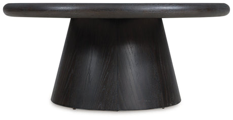 Bracken Dark Brown Coffee Table by Ashley at Eve Furniture