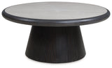 Bracken Dark Brown Coffee Table by Ashley at Eve Furniture