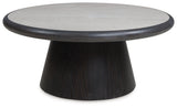 Bracken Dark Brown Coffee Table by Ashley at Eve Furniture