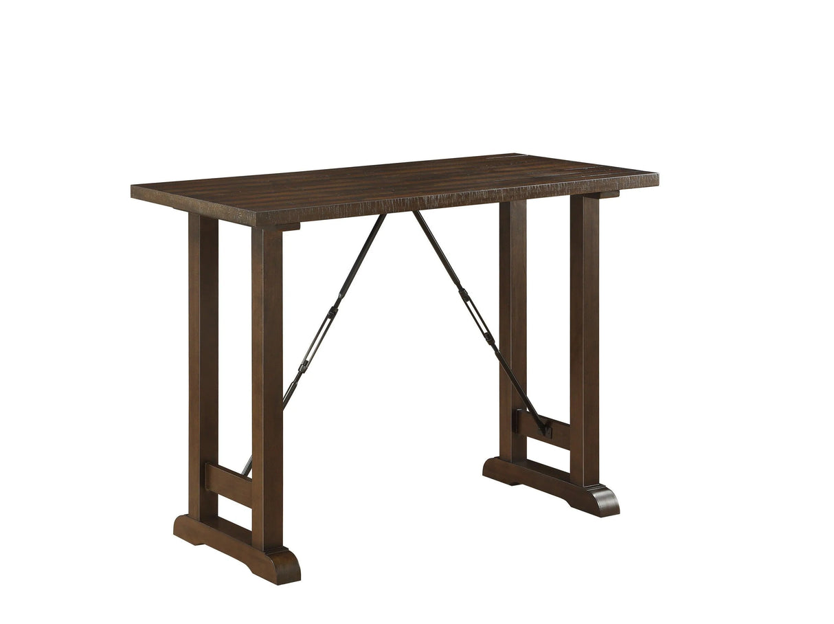 Bracknell Brown Cherry 3-Piece Counter Height Set by Homelegance at Eve Furniture