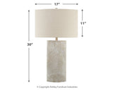 Bradard 2-Piece Table Lamp Set in Brown by Ashley at Eve Furniture