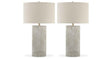 Bradard 2-Piece Table Lamp Set in Brown by Ashley at Eve Furniture