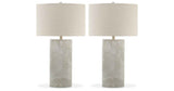 Bradard 2-Piece Table Lamp Set in Brown by Ashley at Eve Furniture