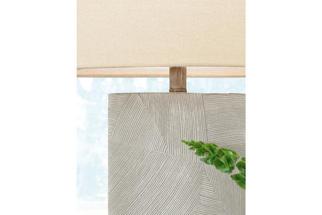 Bradard Brown Table Lamp by Ashley at Eve Furniture