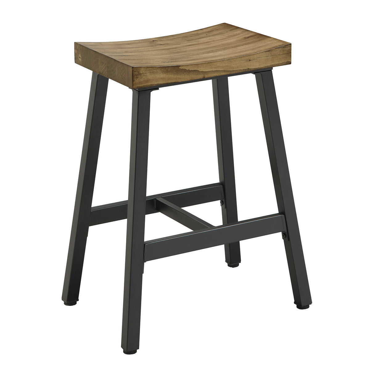 Braddock Brown/Black Counter Height Stool, Set of 4 by Homelegance at Eve Furniture