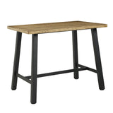 Braddock Brown/Black Counter Height Table by Homelegance at Eve Furniture