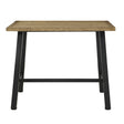 Braddock Brown/Black Counter Height Table by Homelegance at Eve Furniture